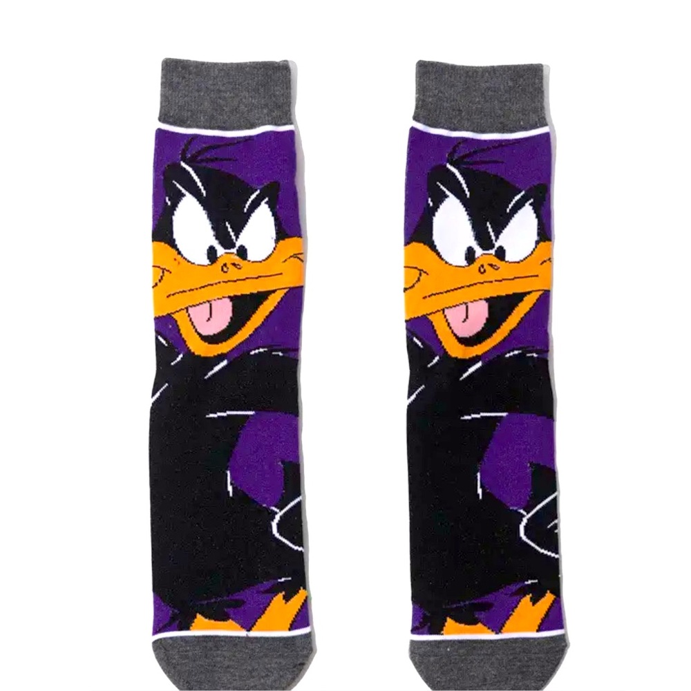 Looney Toons Daffy Duck Custom CartoonNetwork Crew Socks One Size Unisex